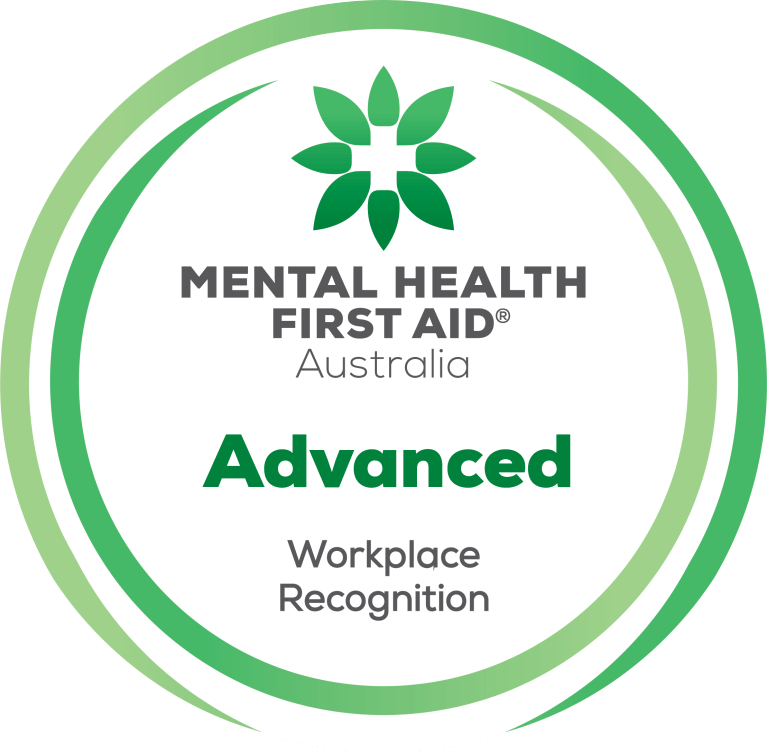 The Mental Health First Aid Gold badge